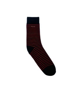 Crew Stripes Small Socks Dark Blue - Red