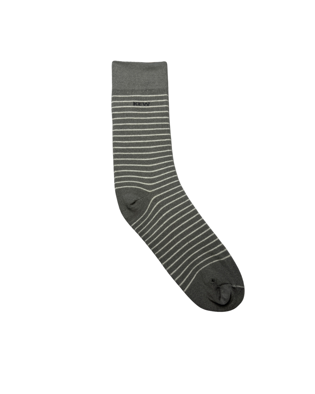 Crew Stripes Small Socks Light Grey - White